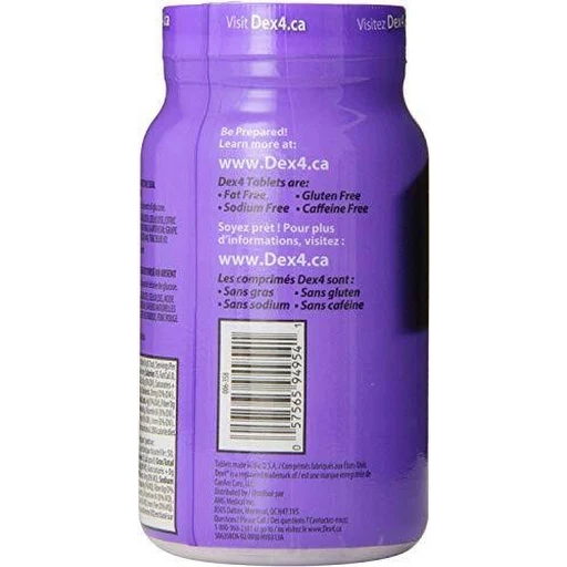 Dex4 – Glucose Tablets – Grape | 50 Tablets