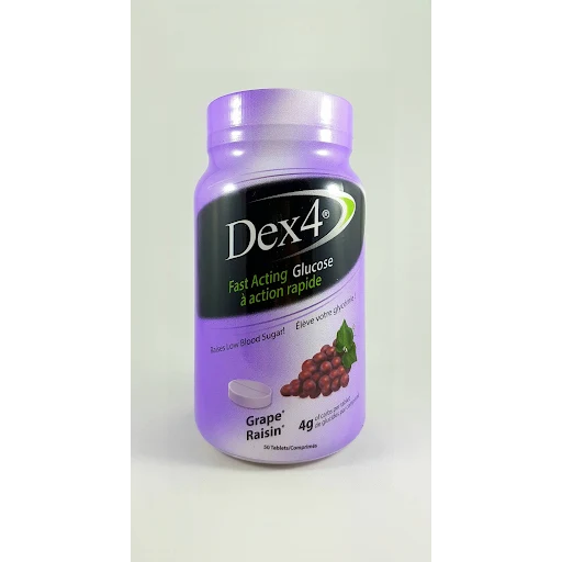 Dex4 – Glucose Tablets – Grape | 50 Tablets