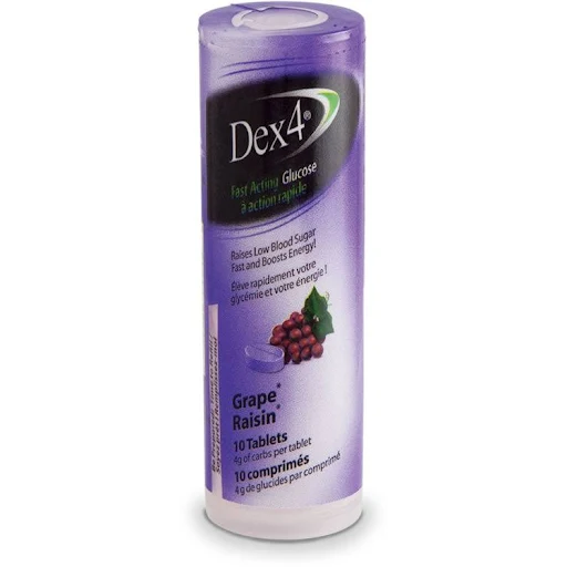 Dex4 – Glucose Tablets – Grape | 50 Tablets