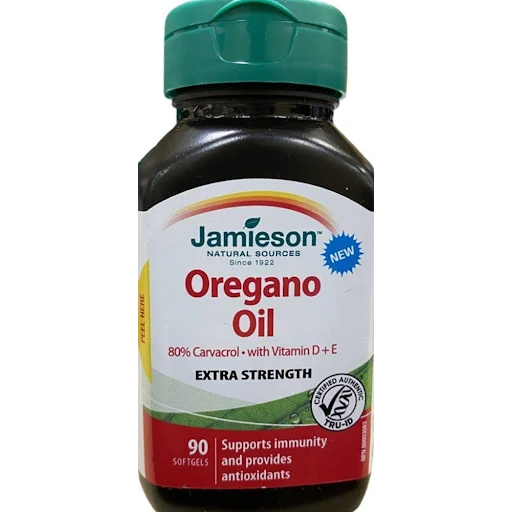 Jamieson Oregano Oil with Vitamin D & E Extra Strength