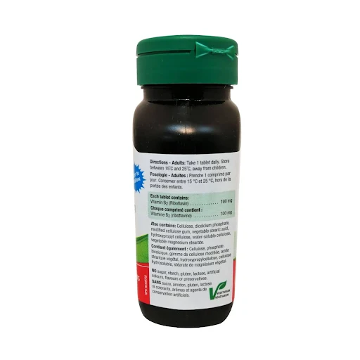 Jamieson Vitamin B2 100mg 100