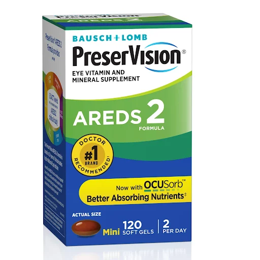 PreserVision Eye Vitamin and Mineral Supplement, Areds 2 Formula, 120 Count
